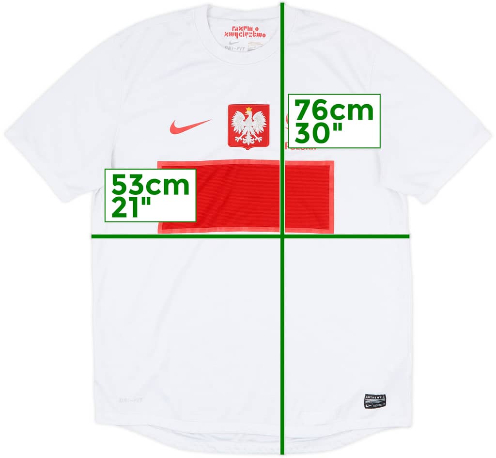 2012-13 Poland Home Shirt - 7/10 - (L)
