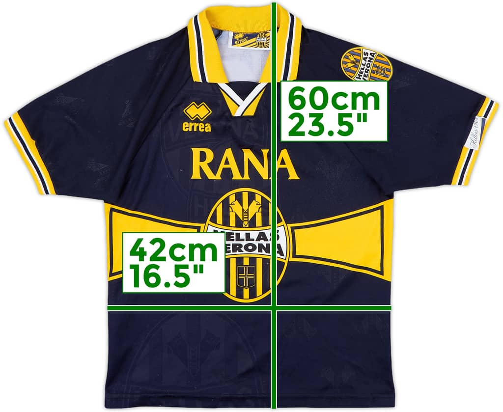 1995-96 Hellas Verona Home Shirt - 8/10 - (L.Boys)
