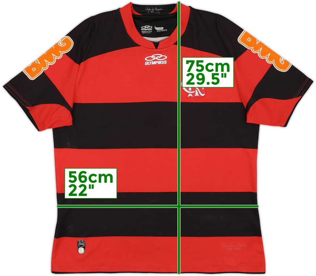 2012 Flamengo Home Shirt - 9/10 - (L)