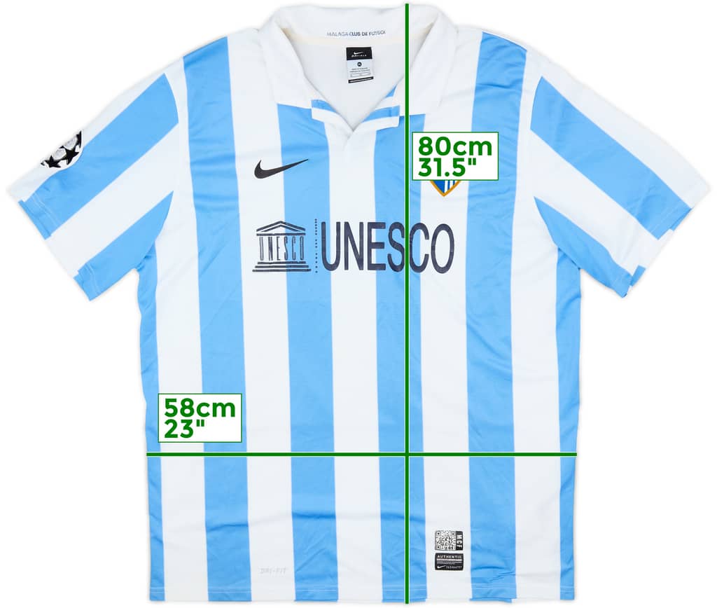 2012-13 Malaga CL Home Shirt - 5/10 - (XL)