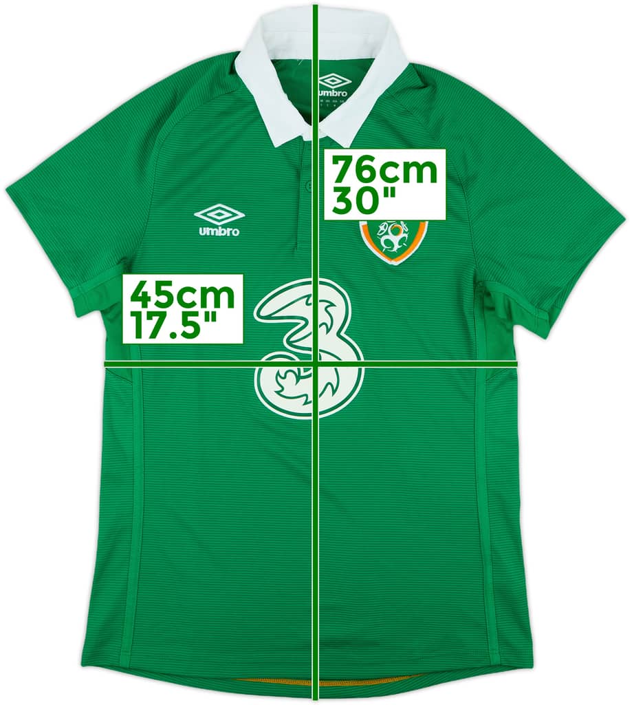 2014-16 Ireland Home Shirt - 8/10 - (S)