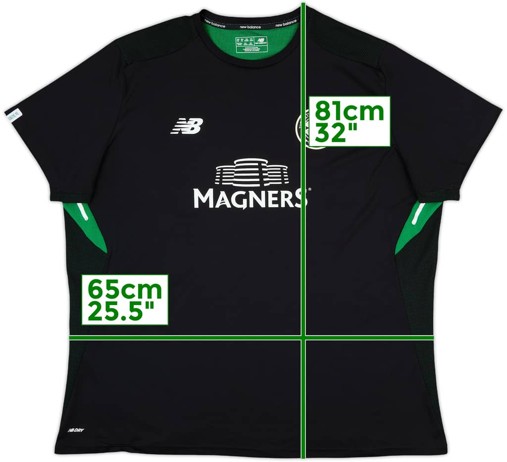 2017-18 Celtic New Balance Training Shirt - 10/10 - (3XL)