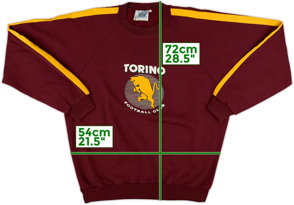 1990-91 Torino Le Felpe Dei Grande Sweat Top - 8/10 - (L)