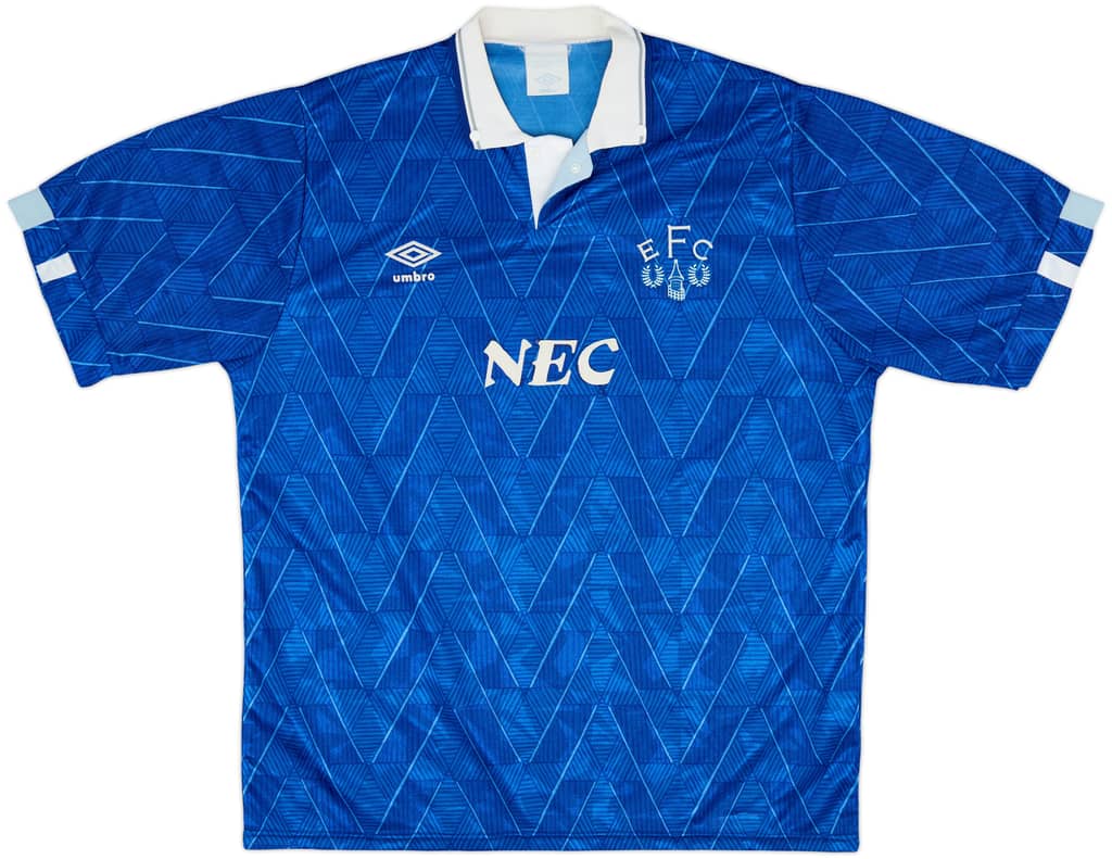 1989-91 Everton Home Shirt - 4/10 - (XL)
