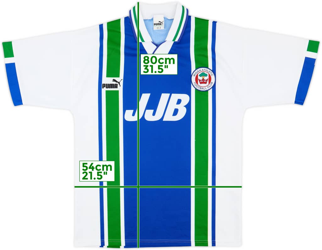 1995-98 Wigan Home Shirt - 9/10 - (L)