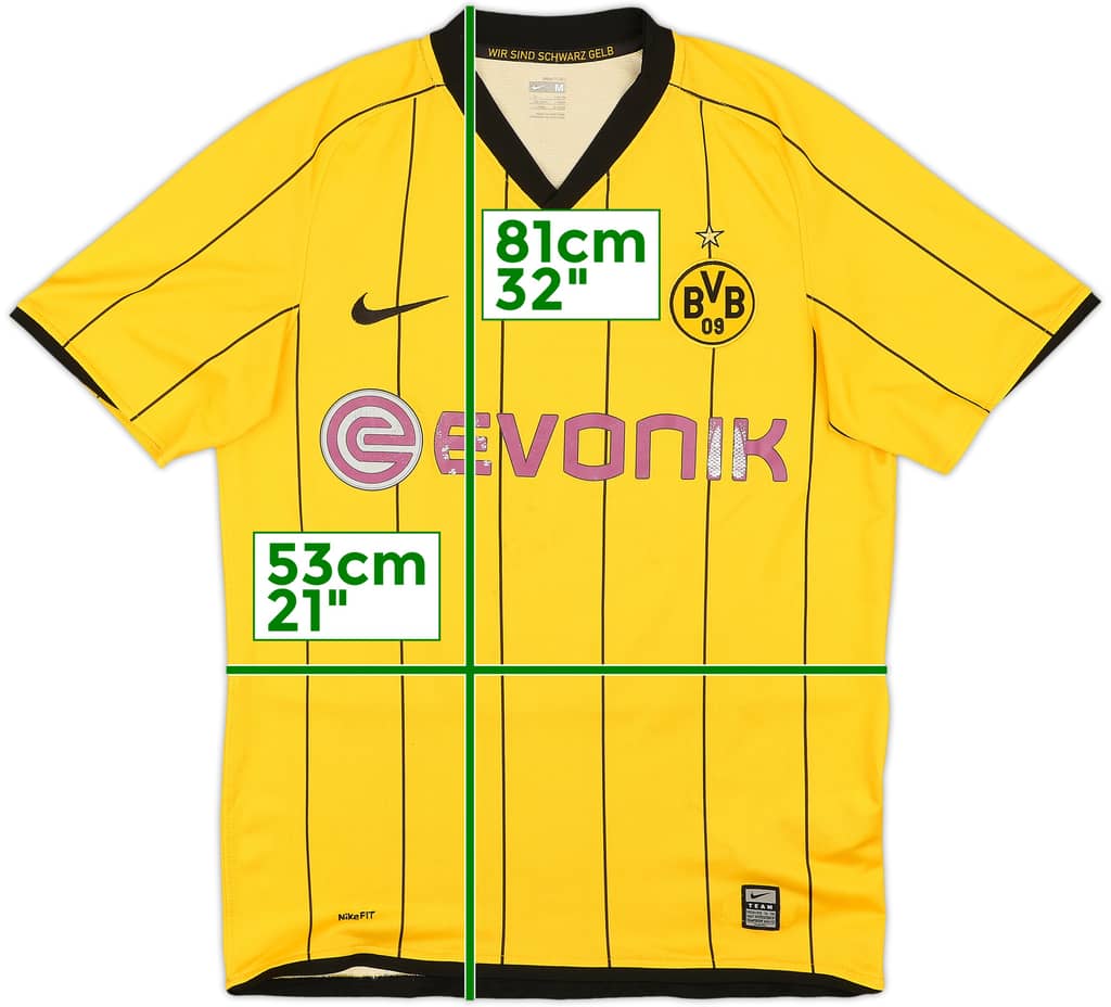 2008-09 Borussia Dortmund Home Shirt - 5/10 - (M)