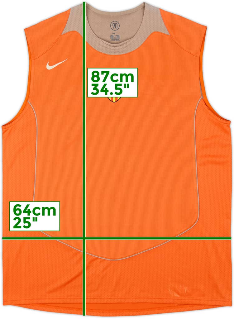 2004-05 Valencia Nike Training Vest - 10/10 - (XL)