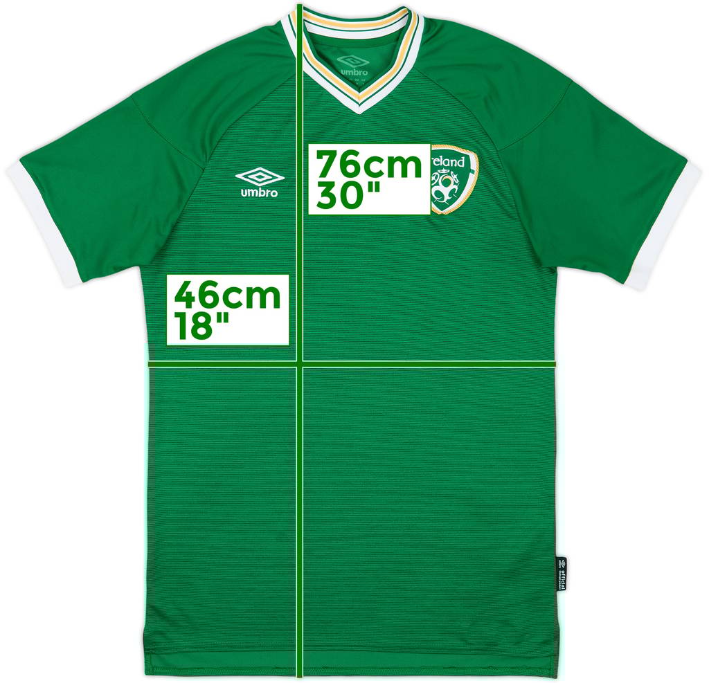 2021-22 Ireland Home Shirt - 9/10 - (S)