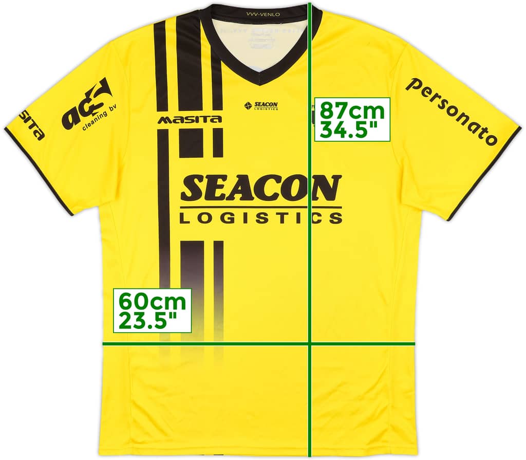 2017-18 VVV Venlo Home Shirt - 9/10 - (3XL)