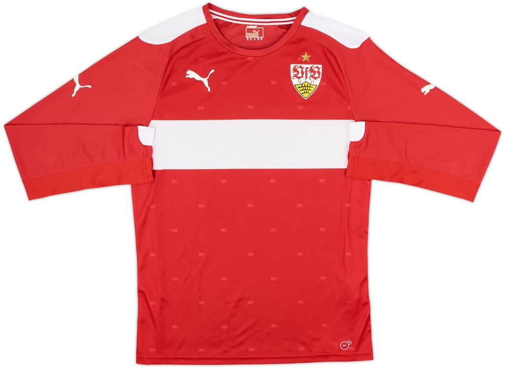 2014-15 Stuttgart Away L/S Shirt - 9/10 - (M)
