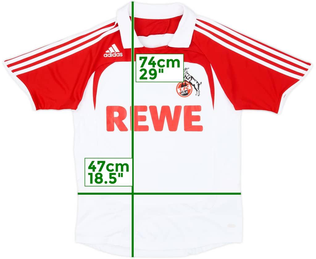 2007-08 FC Koln Home Shirt - 8/10 - (XL.Boys)