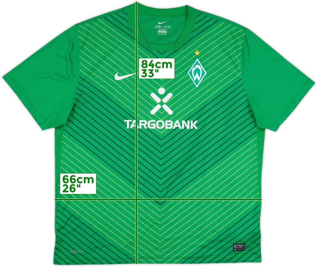2011-12 Werder Bremen Home Shirt - 6/10 - (XXL)