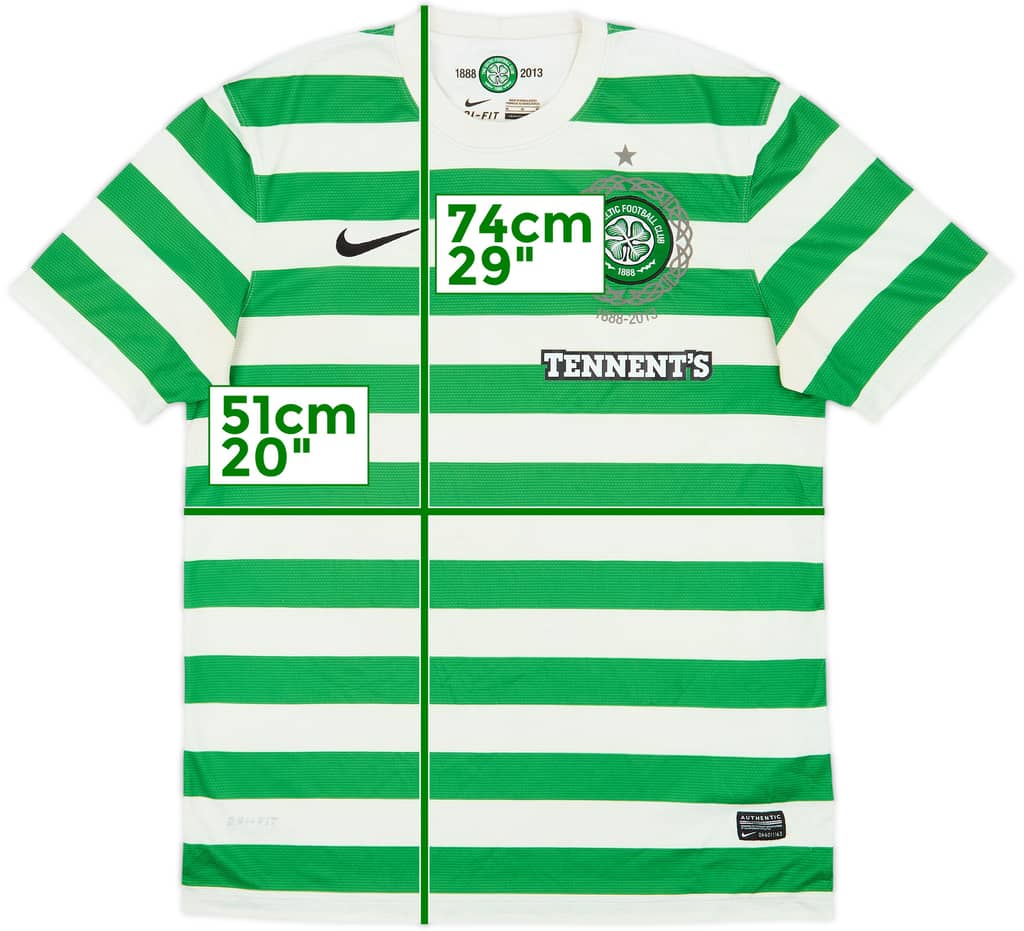 2012-13 Celtic '125th Anniversary' Home Shirt - 6/10 - (M)