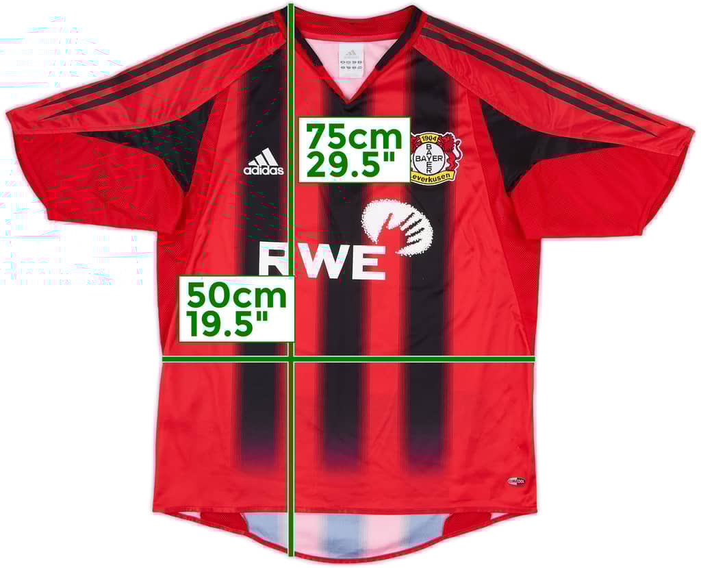 2004-06 Bayer Leverkusen Home Shirt - 10/10 - (XL.Boys)