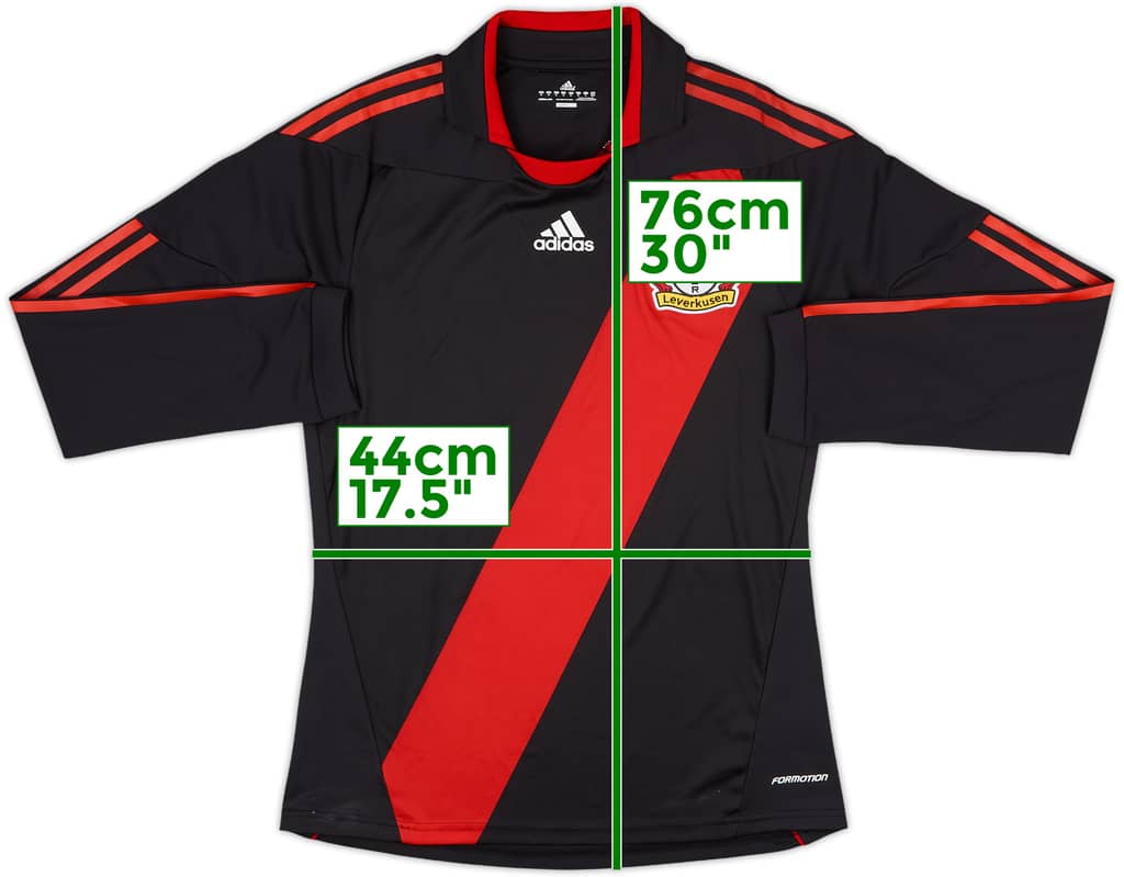 2010-11 Bayer Leverkusen Player Issue Home L/S Shirt - 9/10 - (M)