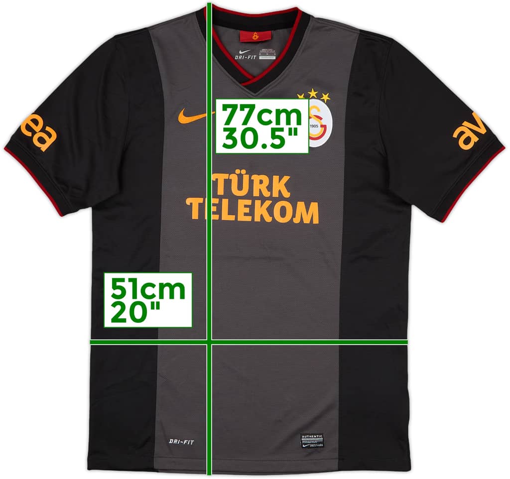 2013-14 Galatasaray Away Shirt - 9/10 - (M)