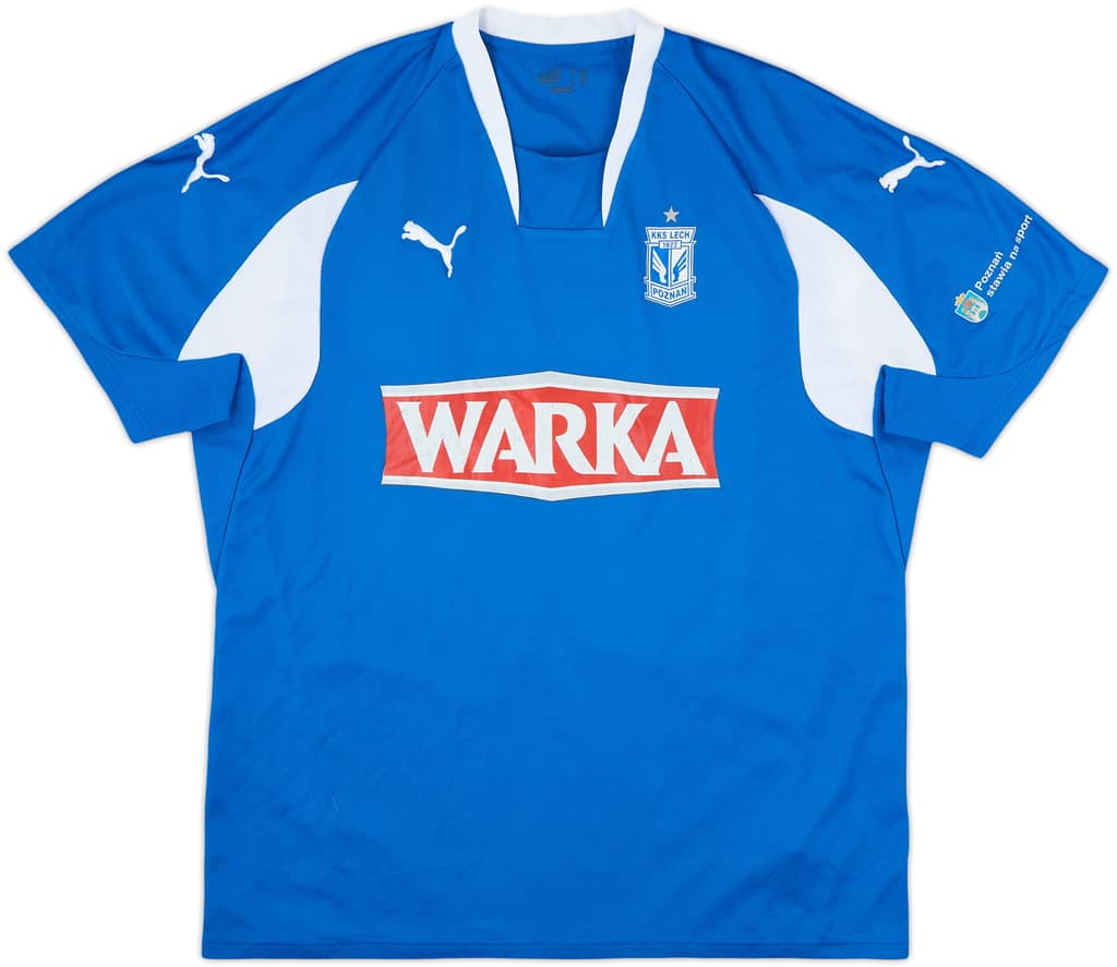 2007-08 Lech Poznan Home Shirt - 8/10 - (XL)