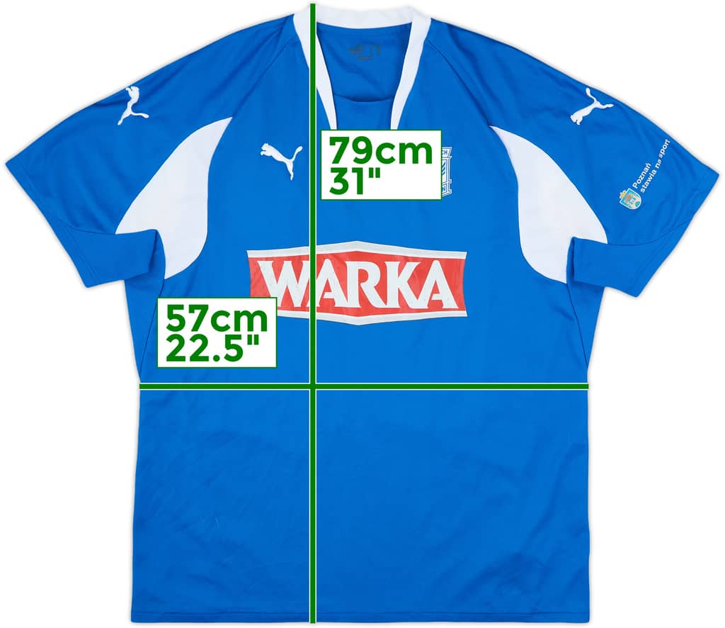 2007-08 Lech Poznan Home Shirt - 8/10 - (XL)