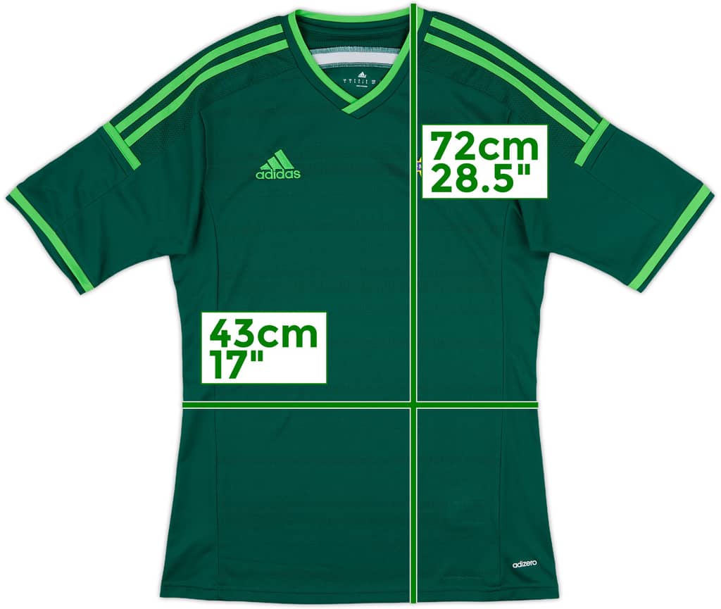 2014 Northern Ireland Home Shirt - 9/10 - (S)
