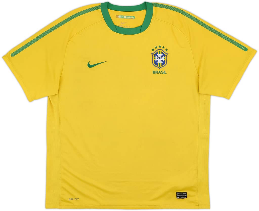 2010-11 Brazil Home Shirt - 5/10 - (XL)