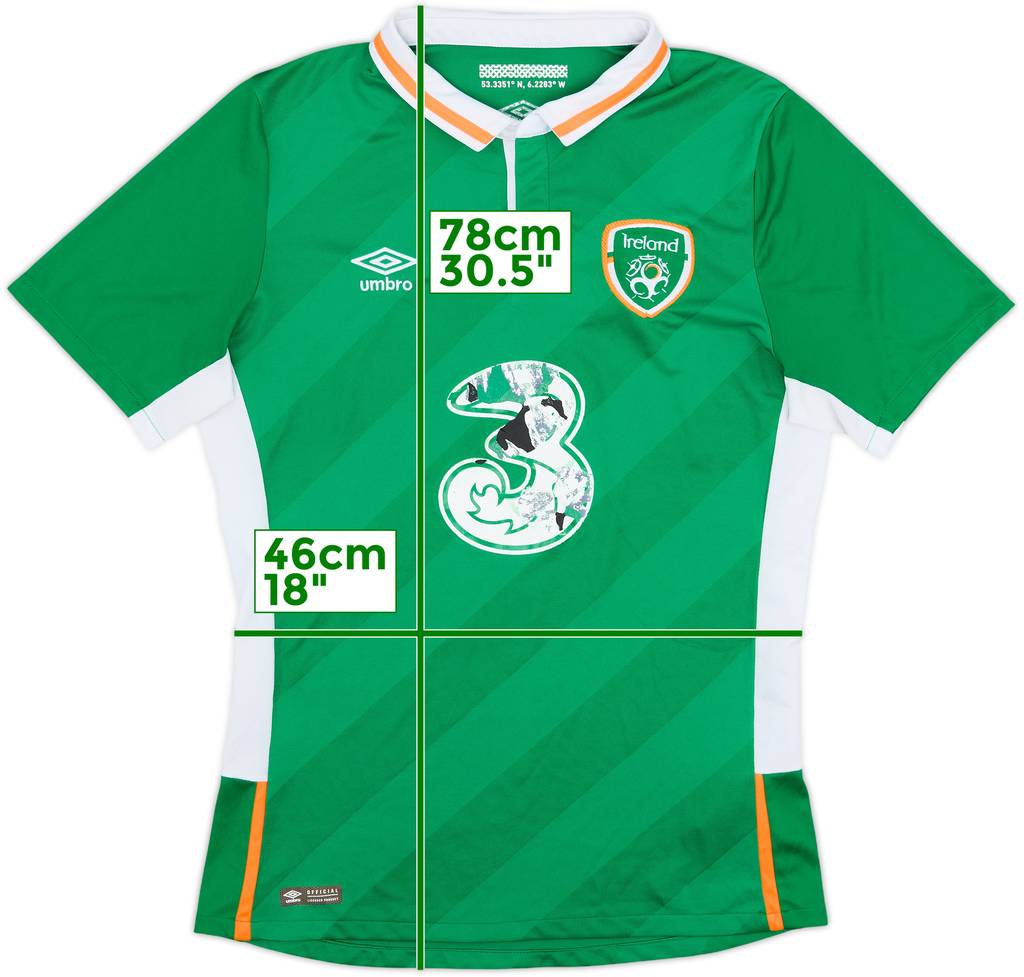 2016-17 Ireland Home Shirt - 4/10 - (M)