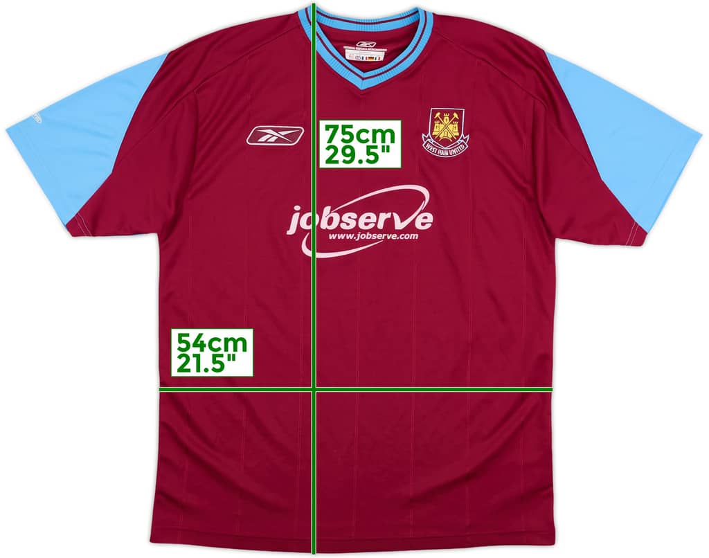 2003-05 West Ham Home Shirt - 8/10 - (M)