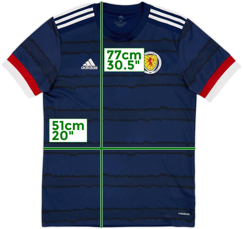 2020-22 Scotland Home Shirt - 6/10 - (M)