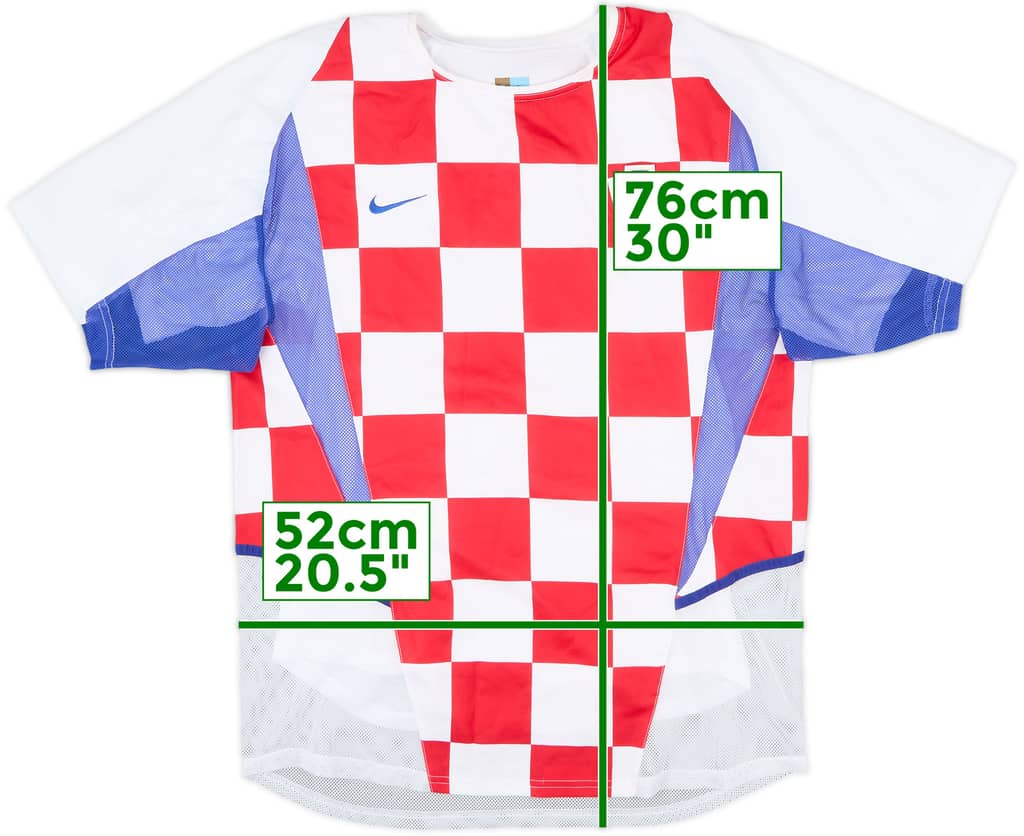 2002-04 Croatia Player Issue Home Shirt - 8/10 - (M)
