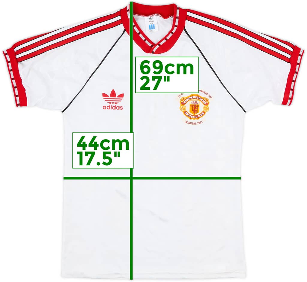 1991 Manchester United ECWC Shirt - 9/10 - (S)