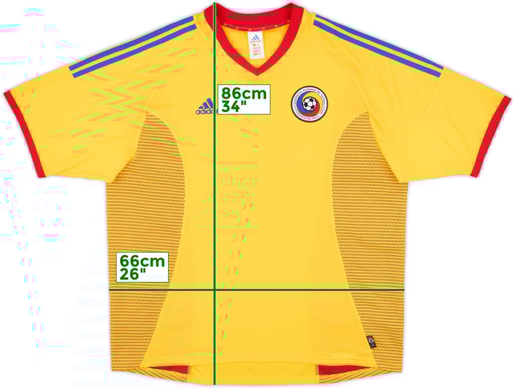2002-04 Romania Home Shirt - 8/10 - (XXL)