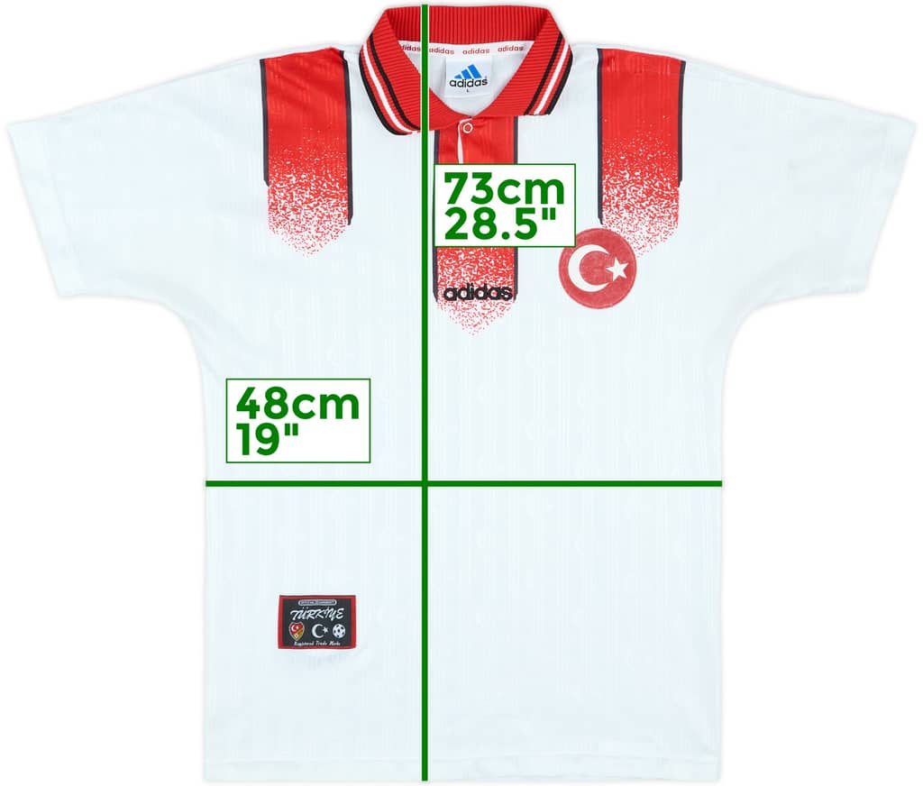 1996-98 Turkey Away Shirt - 9/10 - (L)