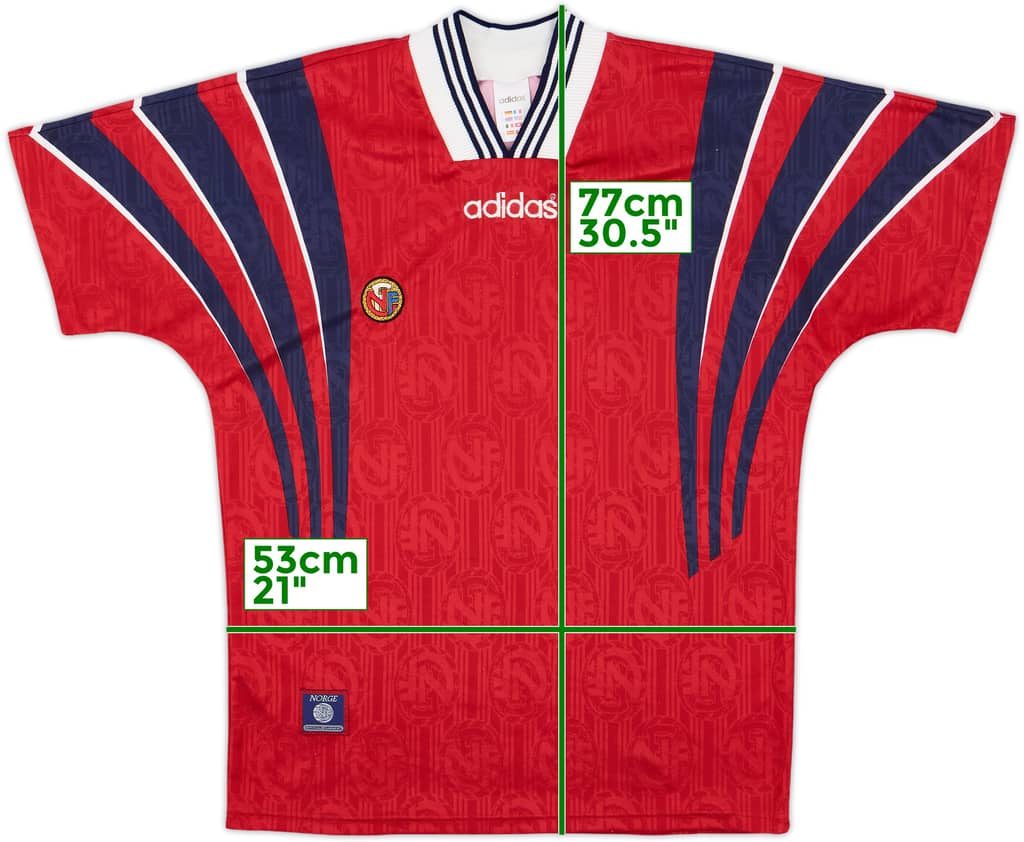 1996-97 Norway Home Shirt - 9/10 - (M)