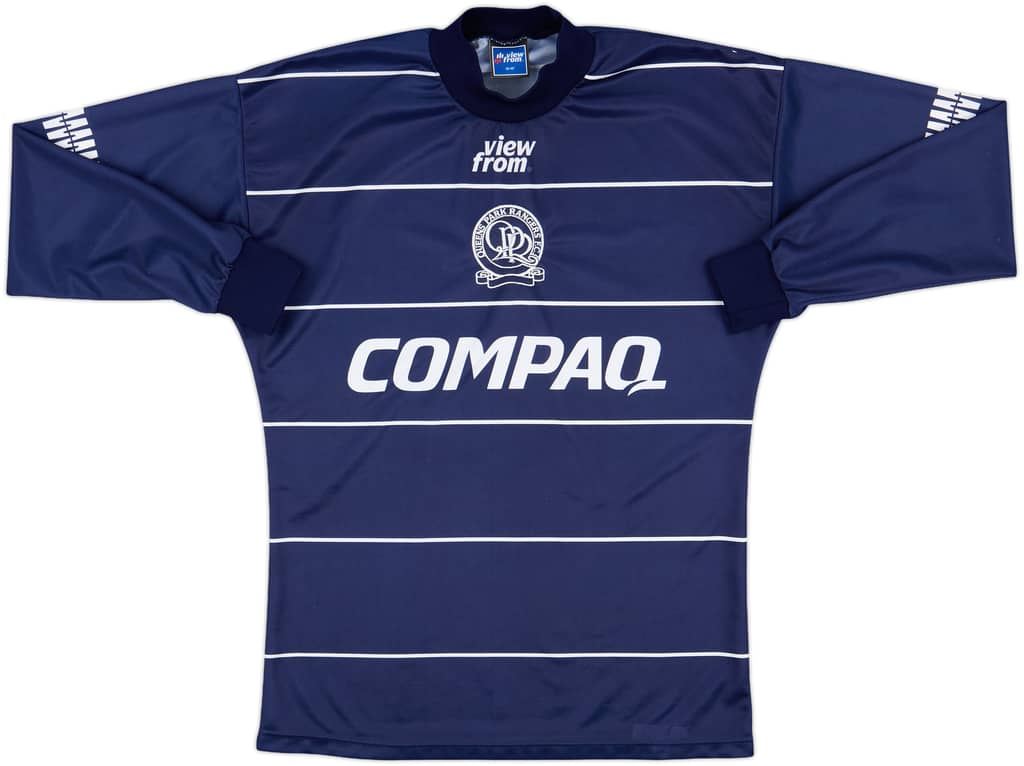 1995-96 QPR Away L/S Shirt - 10/10 - (M)