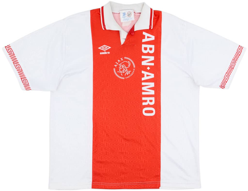 1991-93 Ajax Home Shirt - 8/10 - (XXL)