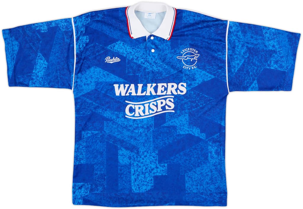 1990-92 Leicester Home Shirt - 8/10 - (S)