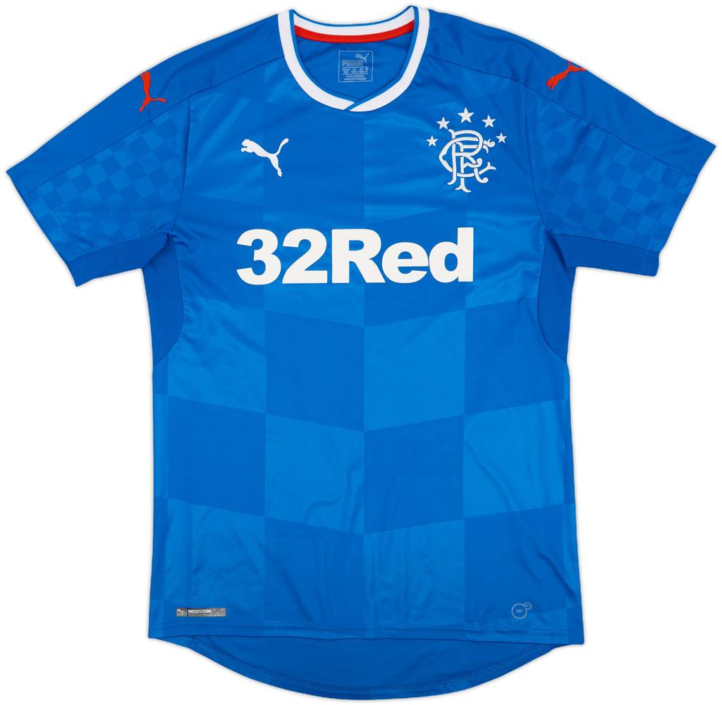 2016-18 Rangers Home Shirt - 8/10 - (M)