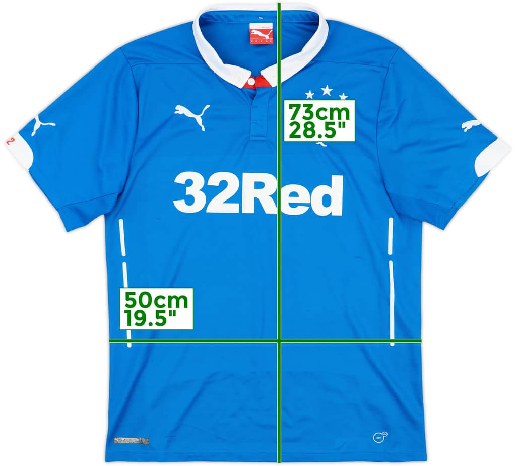 2014-15 Rangers Home Shirt - 9/10 - (M)