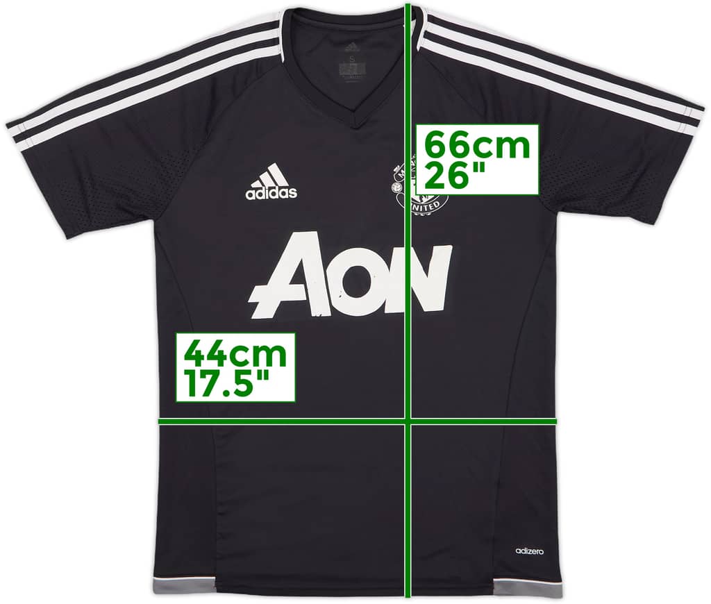 2017-18 Manchester United adizero Training Shirt - 6/10 - (S)