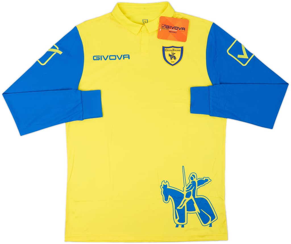 2020-21 Chievo Verona Home L/S Shirt (L)