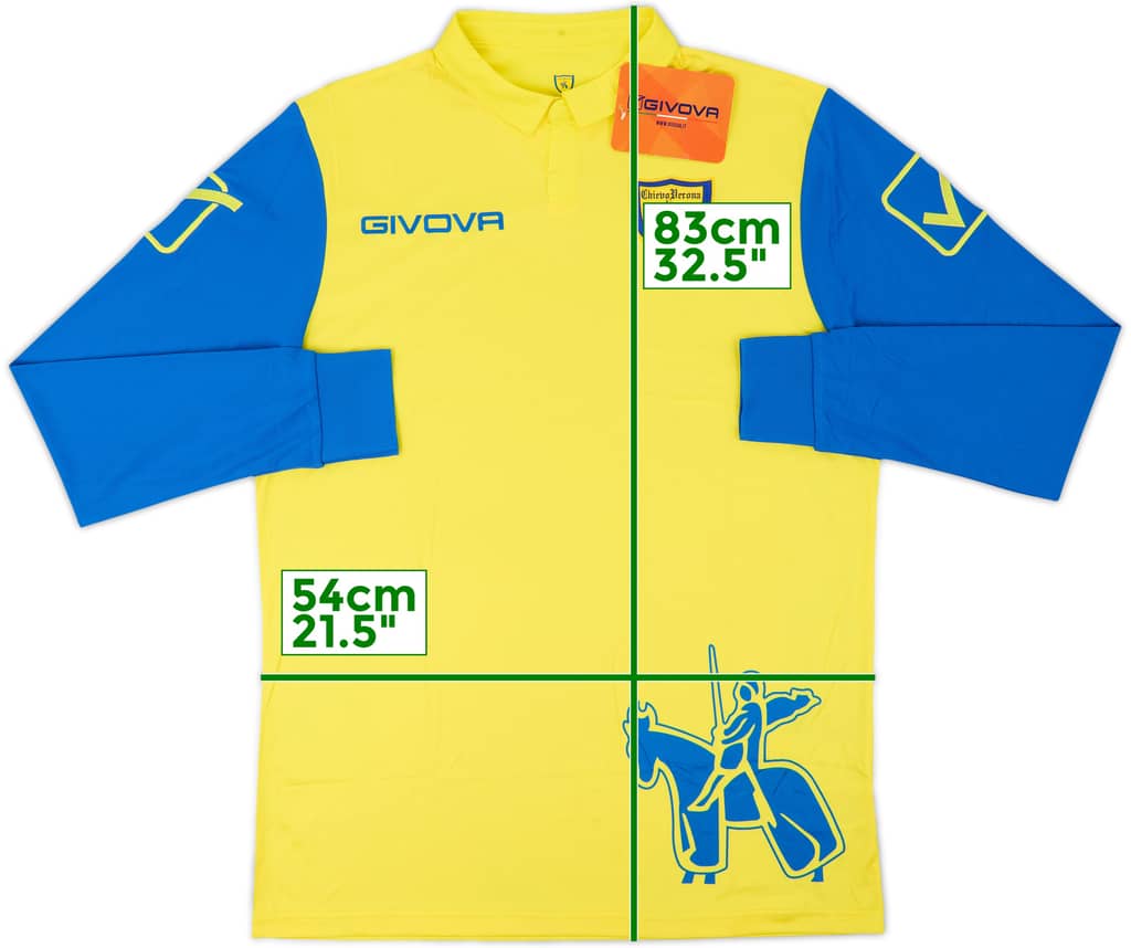 2020-21 Chievo Verona Home L/S Shirt (L)