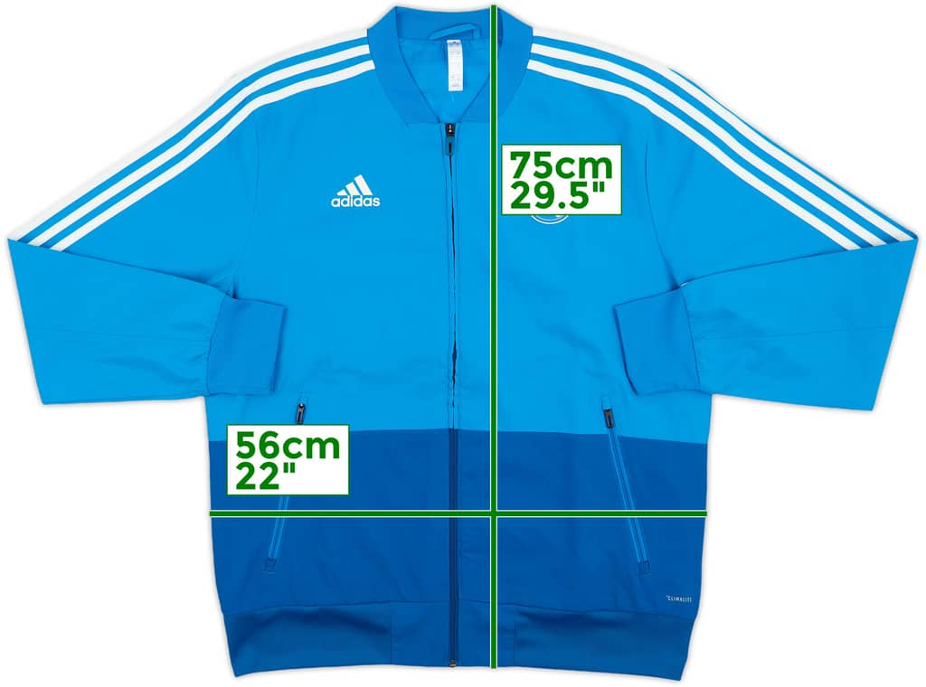 2018-19 Real Madrid adidas Track Jacket - 8/10 - (L)