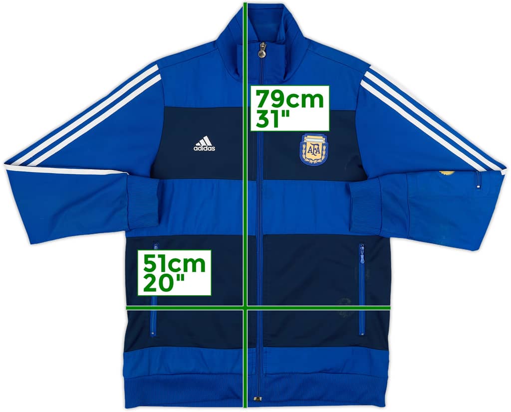 2009-10 Argentina adidas Track Jacket - 7/10 - (S)