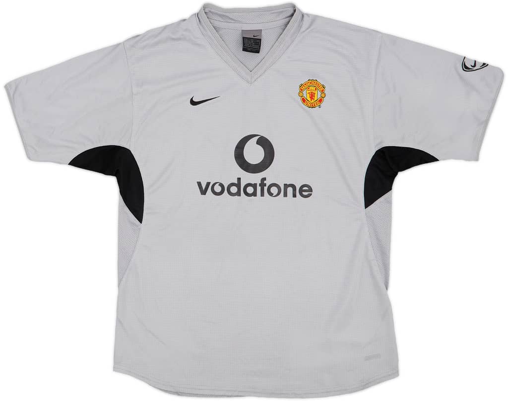 2003-04 Manchester United Nike Training Shirt - 7/10 - (XL.Boys)