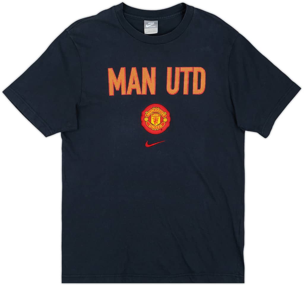 2009-10 Manchester United Nike Cotton Tee - 9/10 - (L)