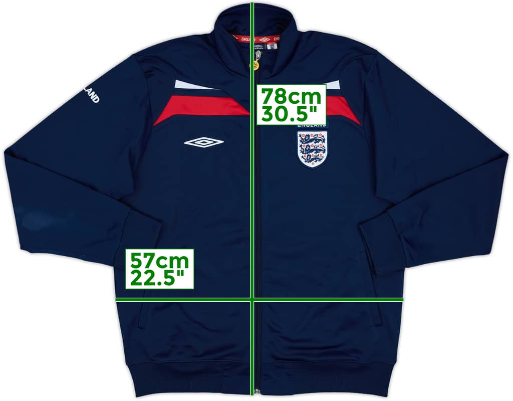 2007-09 England Umbro Track Jacket - 8/10 - (L)