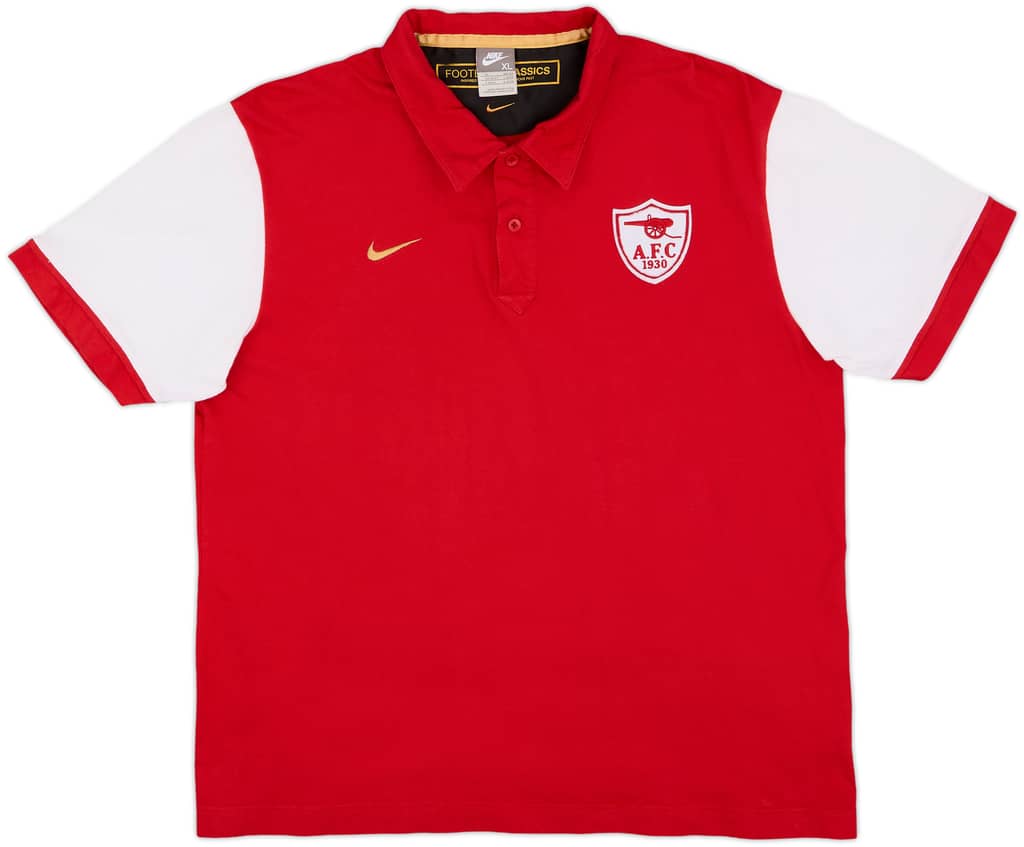 2007-08 Arsenal Nike Football Classics Polo Shirt - 8/10 - (XL)