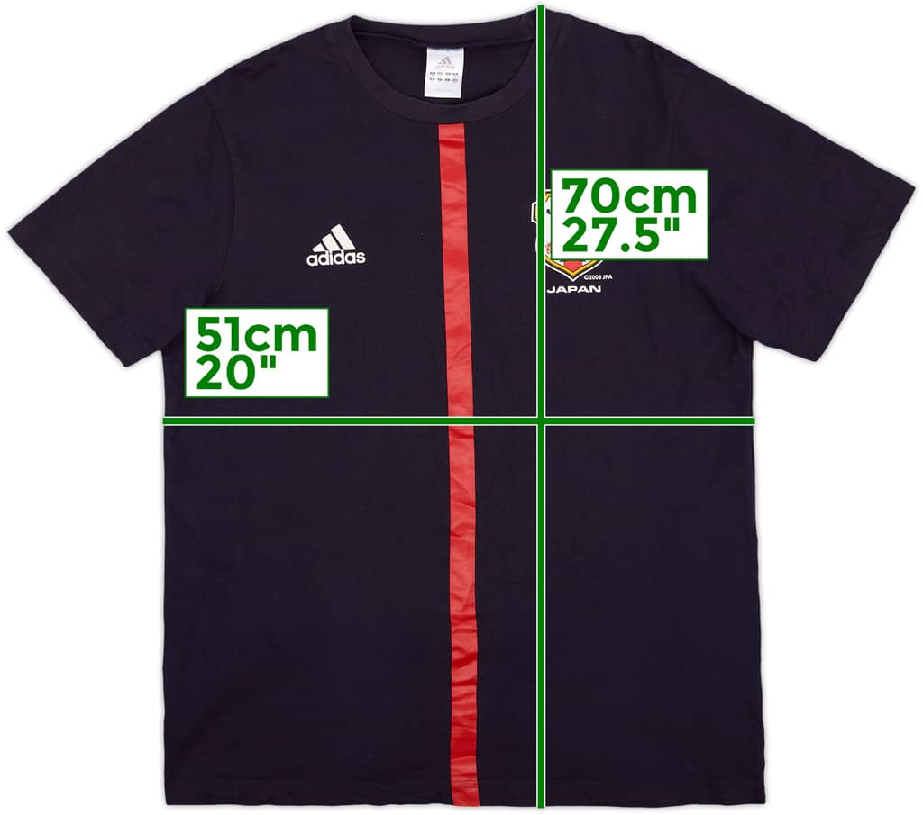 2012-13 Japan adidas Cotton Tee - 9/10 - (M)
