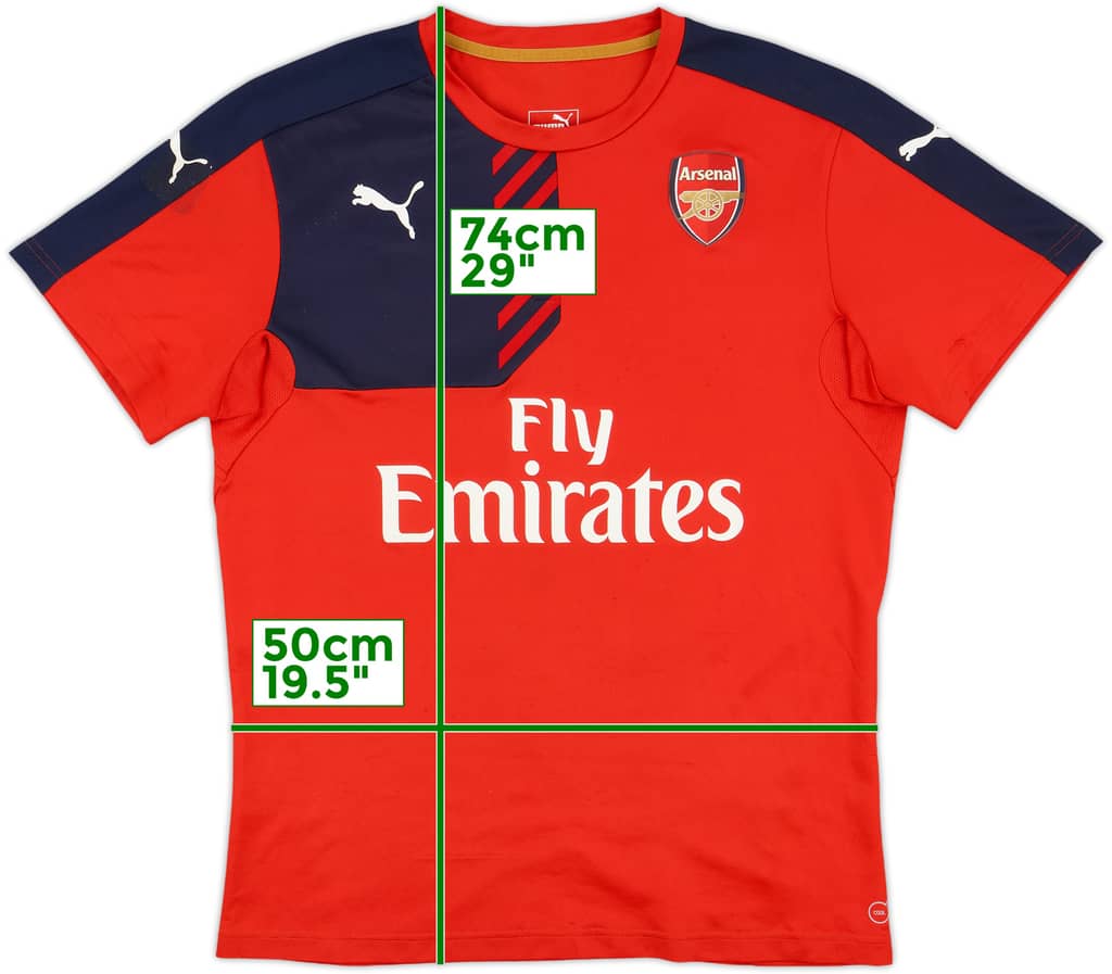 2016-17 Arsenal Puma Training Shirt - 7/10 - (XL)