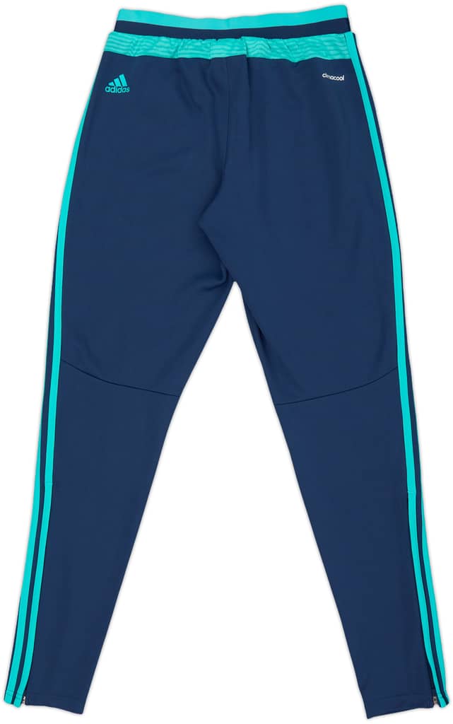 2015-16 Chelsea adidas CL Track Pants/Bottoms - 8/10 - (S)