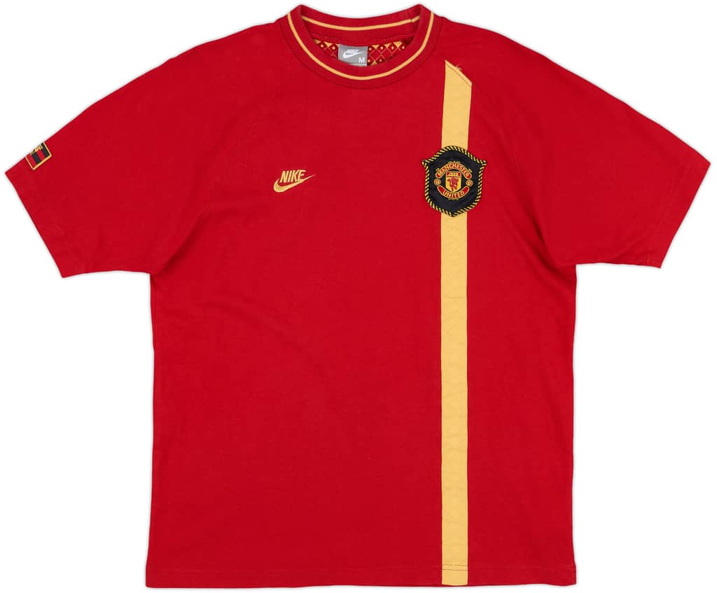 2007-08 Manchester United Nike Cotton Tee - 10/10 - (M)